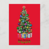 Vrolijk kerstfeest briefkaart (Voorkant)