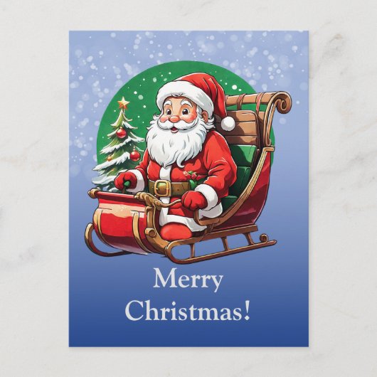 Vrolijk kerstfeest! briefkaart (Voorkant)