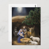 Vrolijk kerstfeest briefkaart (Voorkant / Achterkant)