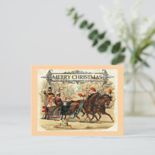 Vrolijk kerstfeest briefkaart