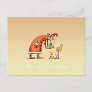 Vrolijk kerstfeest briefkaart