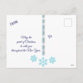 Vrolijk kerstfeest Briefkaart met kerstfeest (Achterkant)