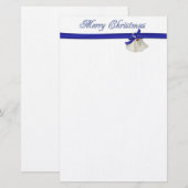 Vrolijk kerstfeest briefpapier (Voorkant / Achterkant)