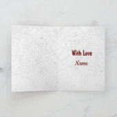 Vrolijk Kerstfeest Broer en Zus in de wet Kaart (Binnen)