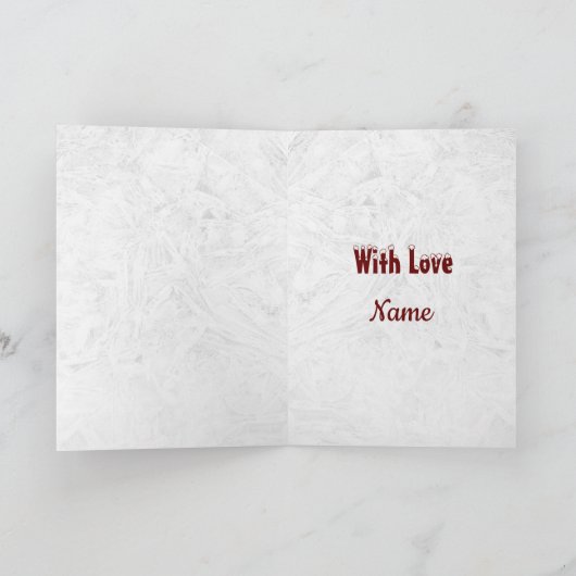 Vrolijk Kerstfeest Broer en Zus in de wet Kaart (Binnen)