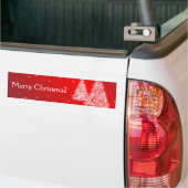 Vrolijk kerstfeest bumpersticker (Op Truck)