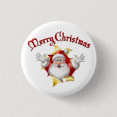 Vrolijk kerstfeest Button (Voorkant)