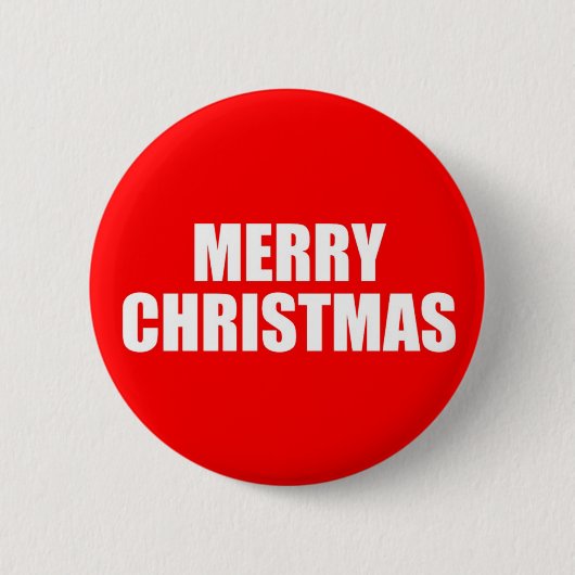 Vrolijk kerstfeest Button (Voorkant)