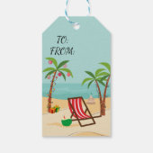 Vrolijk kerstfeest cadeaulabel (Achterkant)