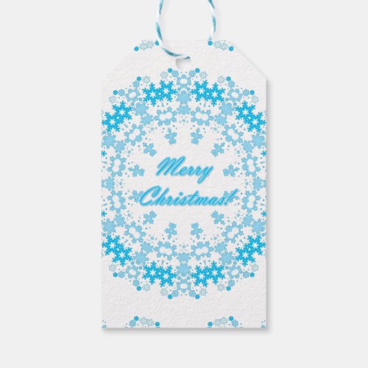 vrolijk kerstfeest cadeaulabel (Achterkant)