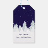 Vrolijk kerstfeest cadeaulabel (Voorkant)