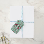 Vrolijk kerstfeest cadeaulabel (Met Touw)