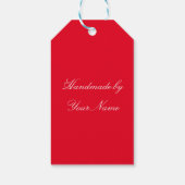 Vrolijk kerstfeest cadeaulabel (Achterkant)