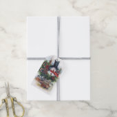 Vrolijk kerstfeest cadeaulabel (Met Touw)