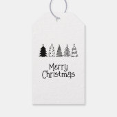 Vrolijk kerstfeest cadeaulabel (Achterkant)