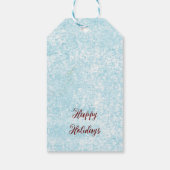 Vrolijk kerstfeest cadeaulabel (Achterkant)