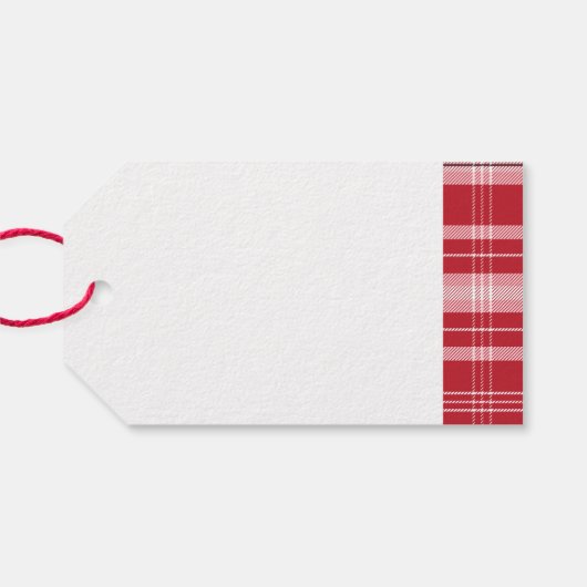 Vrolijk kerstfeest cadeaulabel (Achterkant Horizontaal)