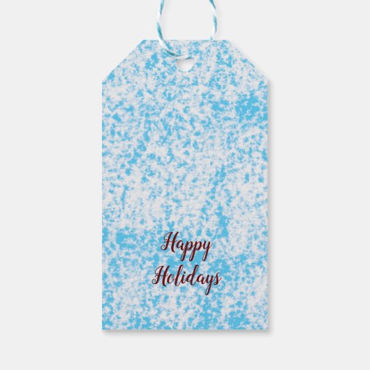 Vrolijk kerstfeest cadeaulabel (Achterkant)