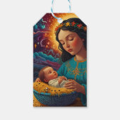 Vrolijk kerstfeest cadeaulabel (Voorkant)