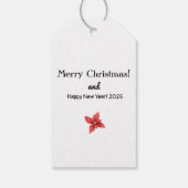 Vrolijk kerstfeest! cadeaulabel (Achterkant)