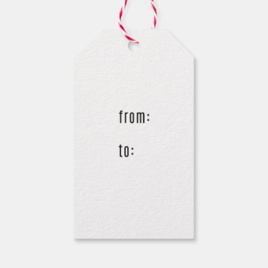 Vrolijk kerstfeest cadeaulabel (Achterkant)