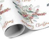 Vrolijk kerstfeest cadeaupapier (Rol Hoek)