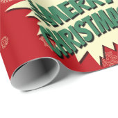 Vrolijk kerstfeest cadeaupapier (Rol Hoek)