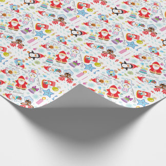 Vrolijk kerstfeest cadeaupapier
