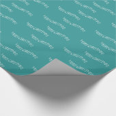 Vrolijk kerstfeest cadeaupapier (Hoek)