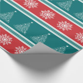 Vrolijk kerstfeest cadeaupapier (Hoek)