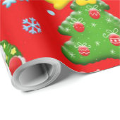 Vrolijk kerstfeest cadeaupapier (Rol Hoek)