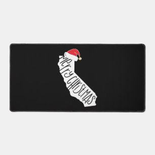Vrolijk kerstfeest Californië Bureaumat