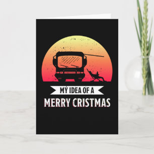 Vrolijk kerstfeest - Camper van RV Gift Kaart
