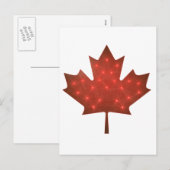Vrolijk kerstfeest, Canada Feestdagenkaart (Voorkant / Achterkant)