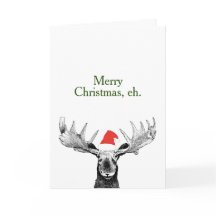 Vrolijk kerstfeest Canadese Moose Stocking Pet