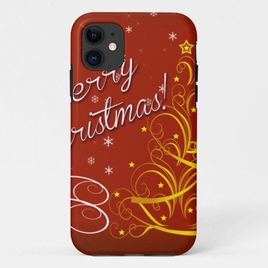 Vrolijk kerstfeest Case-Mate iPhone case (Achterkant)