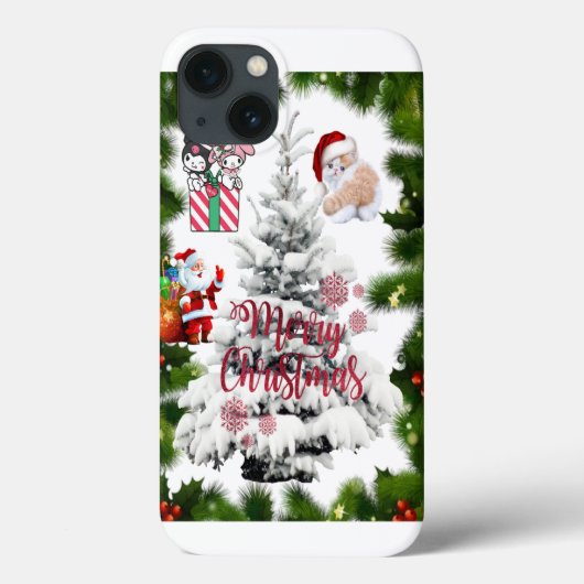 Vrolijk kerstfeest Case-Mate iPhone case (Achterkant)