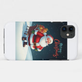 Vrolijk kerstfeest Case-Mate iPhone case (Achterkant (horizontaal))