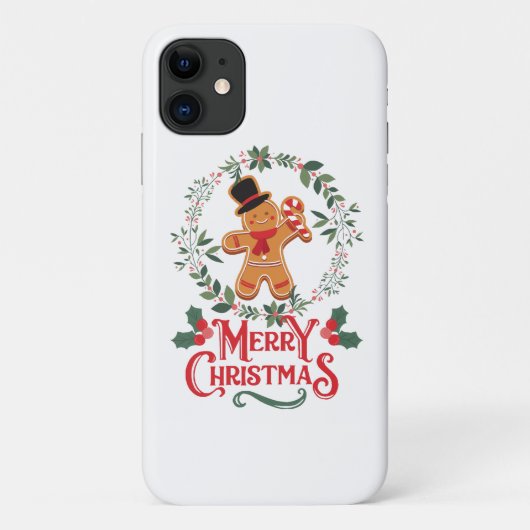 Vrolijk kerstfeest Case-Mate iPhone case (Achterkant)