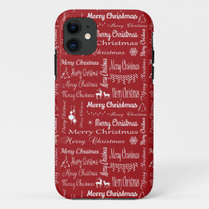 Vrolijk kerstfeest iPhone 11 hoesje