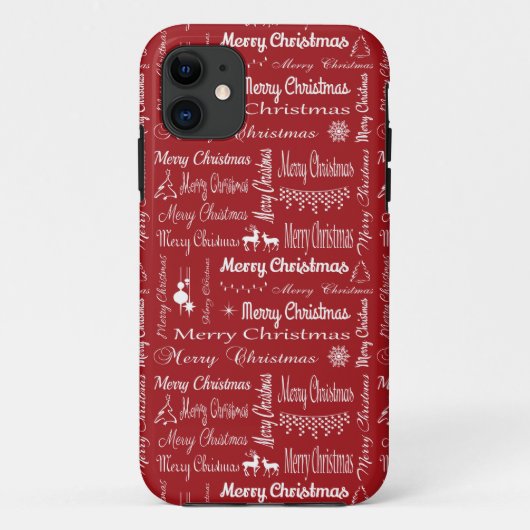 Vrolijk kerstfeest Case-Mate iPhone case (Achterkant)