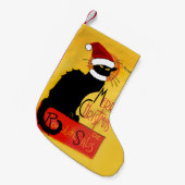 Vrolijk kerstfeest - Chat Noir Kleine Kerstsok (Voorkant (Hangend))