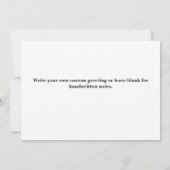 Vrolijk kerstfeest Creëer je eigen boodschap Kaart (Achterkant)