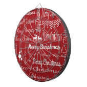 Vrolijk kerstfeest dartbord (Voorkant Rechts)