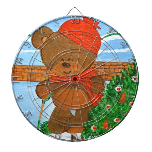 Vrolijk kerstfeest dartbord (Voorkant)