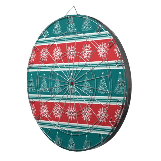 Vrolijk kerstfeest dartbord (Voorkant Rechts)