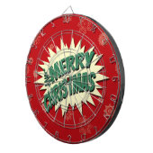 Vrolijk kerstfeest dartbord (Voorkant Rechts)