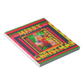 Vrolijk kerstfeest De wereld om mij heen is blij o Notitieblok (Schuin)