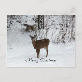 Vrolijk kerstfeest Deer Feestdagenkaart