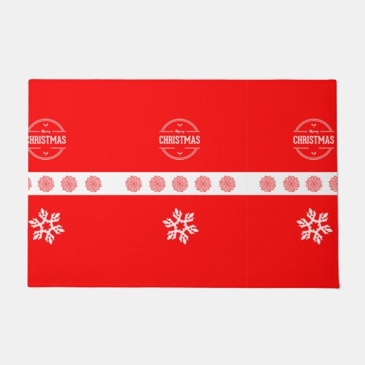 Vrolijk kerstfeest deurmat (Voorkant)